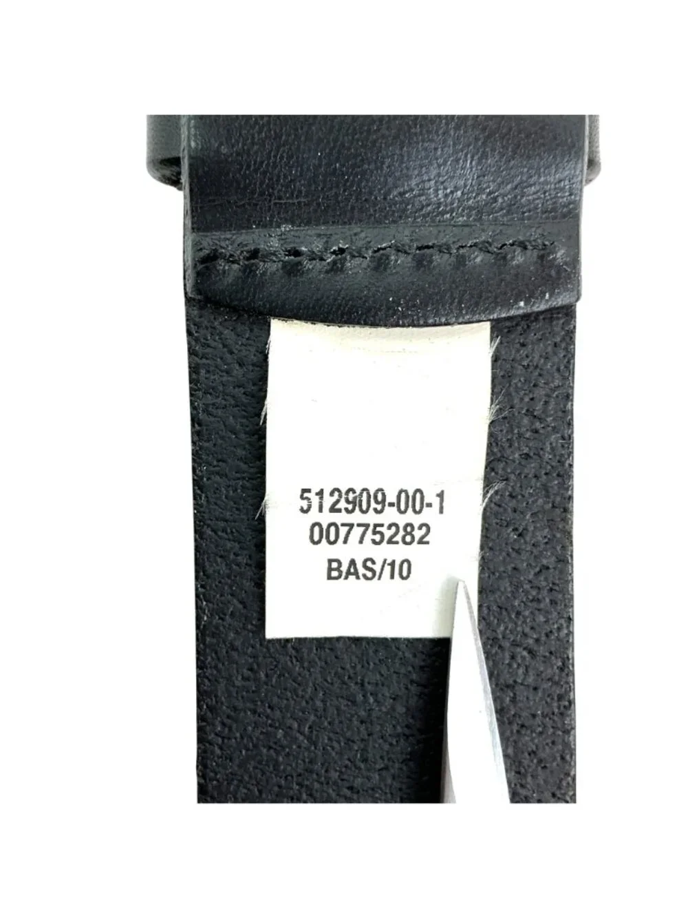 Banana Republic Smooth Italian Leather Belt Solid Brass Buckle Mens 32 Black